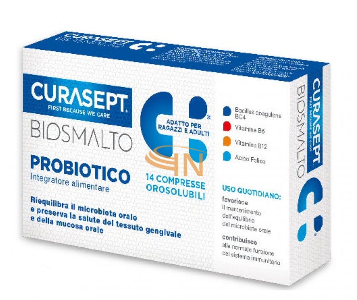 Curasept Biosmalto Probiotico 14 compresse