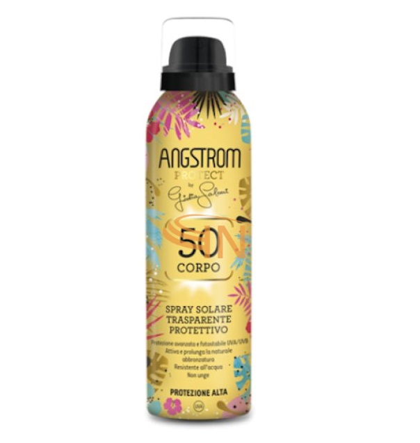 Angstrom Spray Solare Corpo Trasparente Spf50 Limited Edition 150 ml